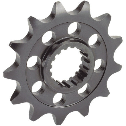 Metal sprocket on a white background