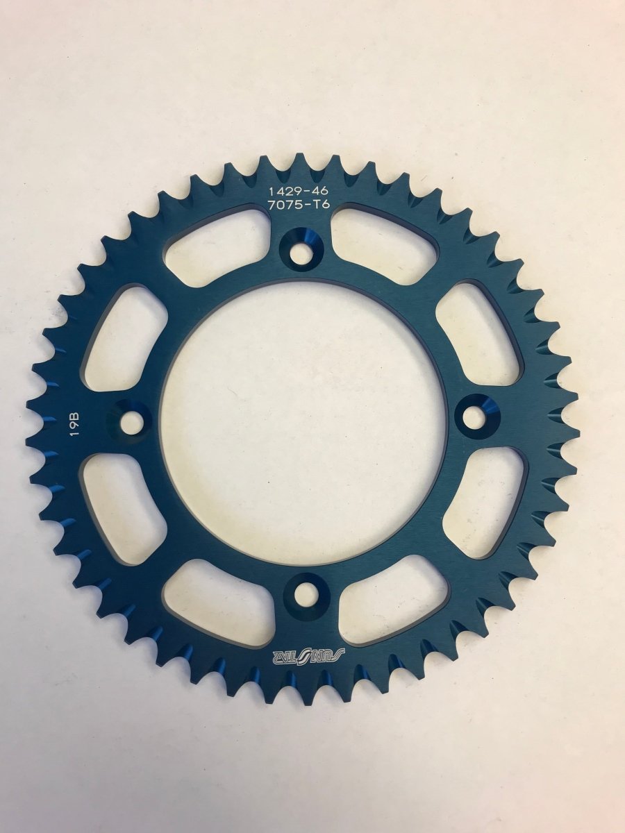 5-142946BK-Sunstar Sprockets and Chains-5-1429 420 Works Aluminum Rear Sprocket