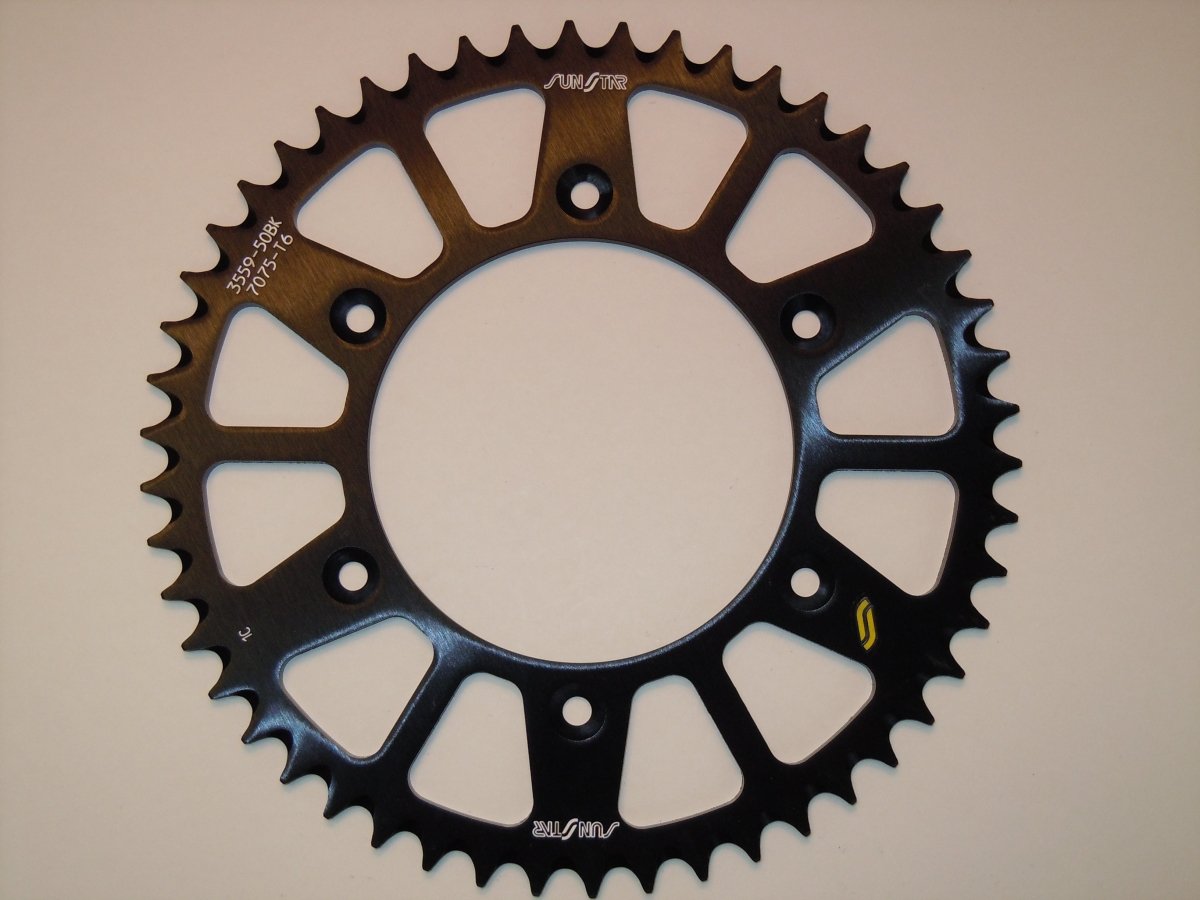 5-355943-Sunstar Sprockets and Chains-5-3559 520 Works Aluminum Rear Sprocket