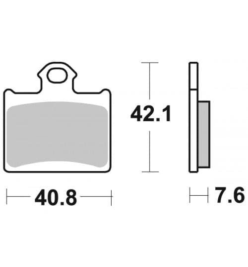 949CM44-Sunstar Sprockets and Chains-949CM44 Challenge Series Sintered Pads