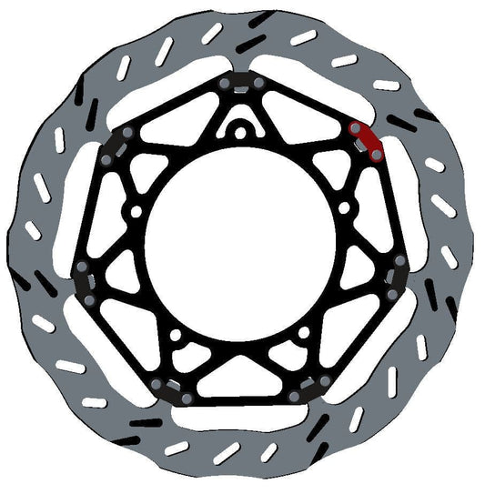 EP047L-Sunstar Sprockets and Chains-EP047L EPTA Non round floating 310mm