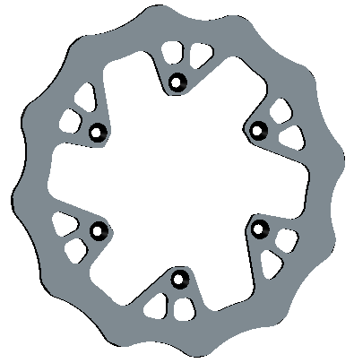 WF4516-Sunstar Sprockets and Chains-WF4516 Rear Fixed